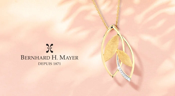 Double Leaf Diamond Pendant